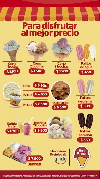 HELADERIA VIA BANA (grido) - BADDEZIGA - imagen 1